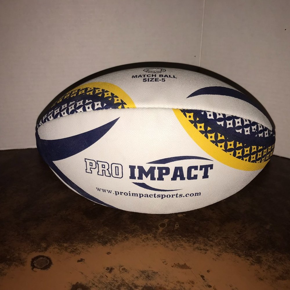 Rugby Match Ball - Professional Grade - Size 5 - Free Shipping!